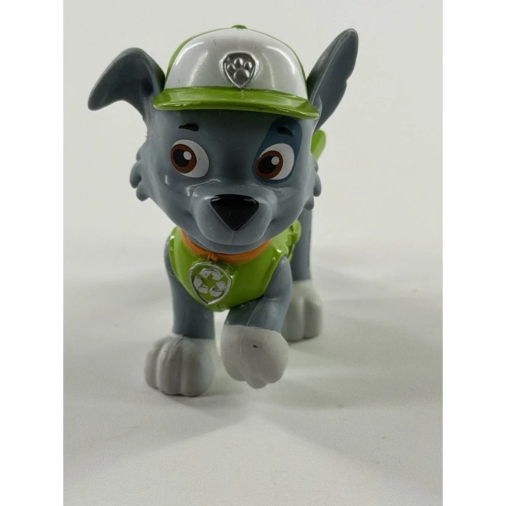 PAW Patrol Rocky Recycles Pup Figure Green Hat‎ Toy Spin Master